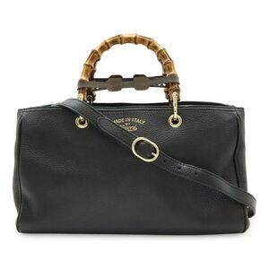 Gucci Bamboo Shopper Medium Leather Tote Bag